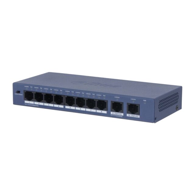 Switch PoE Dahua DH-S3010-8ET2ET-60.