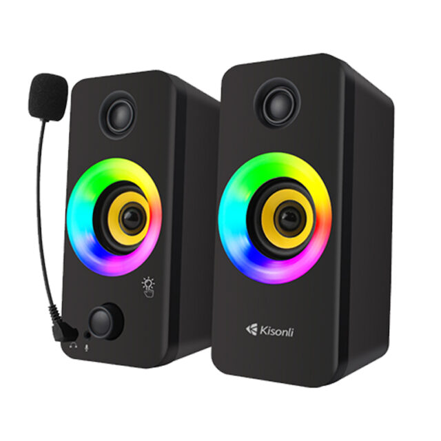 LOA MÁY TÍNH X8 2.0 2C/BỘ ĐEN KISONLI 3W x 2